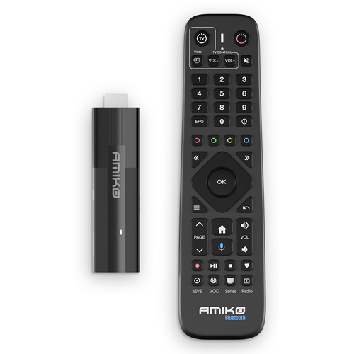 M@TEC Amiko A11 Goud 4 K UHD Android 11 WiFi Dual Band 100 Gigabit Bluetooth 5.2 USB 3.0 Widevine 4 GB 32 GB